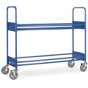 Chariot pour pneumatiques renforcé avec 2 étages