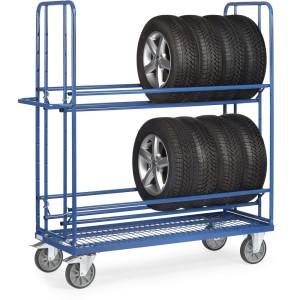 Chariot pour pneumatiques 400kg avec 2 étages