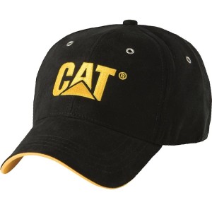 Casquette noire ajustable Caterpillar