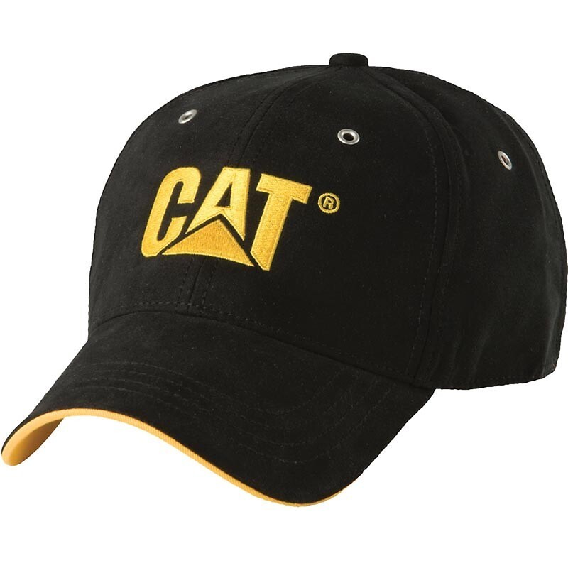 Casquette noire ajustable Caterpillar