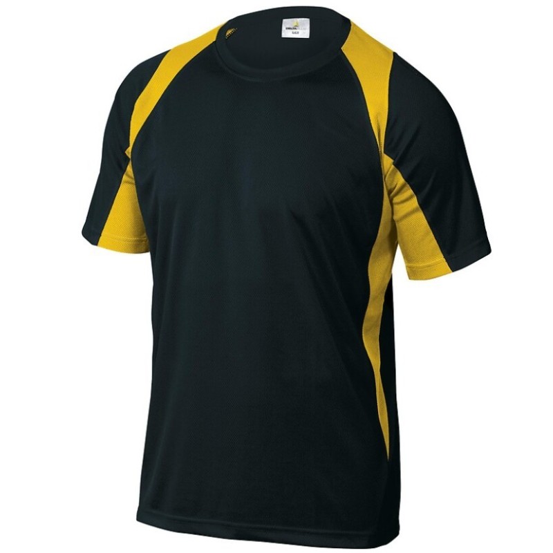 Tee-shirt Bali bicolore - DELTA PLUS noir et jaune