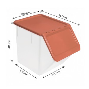 Couvercle terracotta pour bac à ingrédient 40 L - Gilac