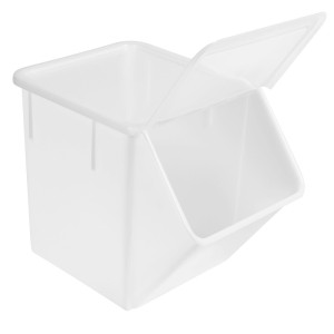 Bac à ingrédients 40 L avec couvercle transparent - Gilac