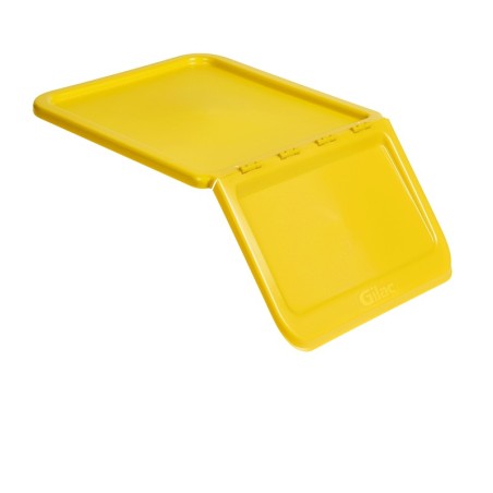 Couvercle pour bac à ingrédients 40 L et 80 L - jaune - Gilac