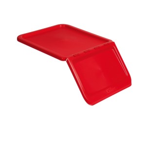 Couvercle pour bac à ingrédients 40 L et 80 L - Rouge - Gilac