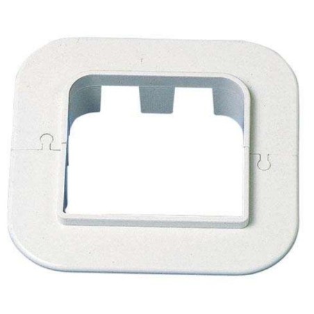 Rosette murale - 70mm blanc