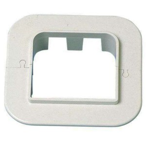 Rosette murale - 70mm blanc