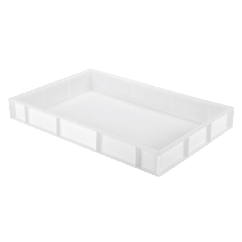 Bac à pâtons 600 x 400 x 76 mm 14 Litres - Gilac blanc