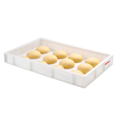 Bac à pâtons 600 x 400 x 90 mm 15 Litres blanc - Gilac