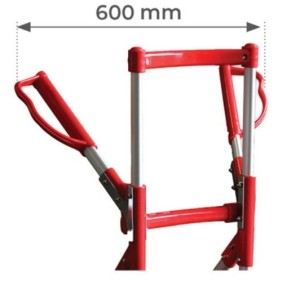 Diable aluminium brasseur bavette rabattable 300 kg Diable aluminium brasseur bavette rabattable 300 kg