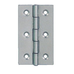 Charnières rectangulaires simple feuille 60 x 35 mm - inox