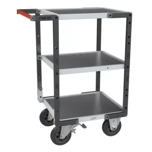 Servante Flatpack 3 plateaux tôle 400 kg - Fimm