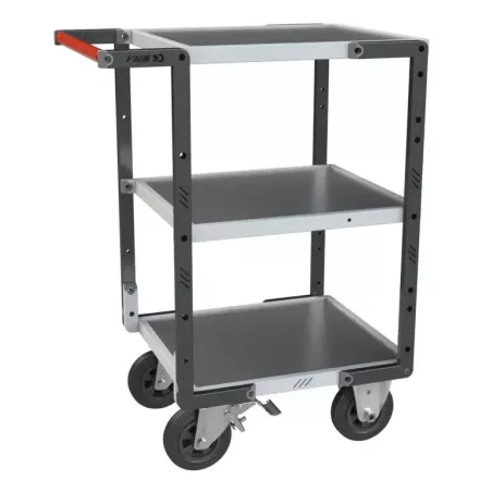 Servante Flatpack 3 plateaux tôle 400 kg - Fimm