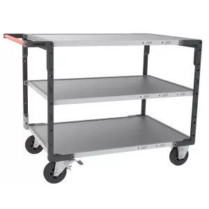 Servante Flatpack 3 plateaux tôle 400 kg - Fimm