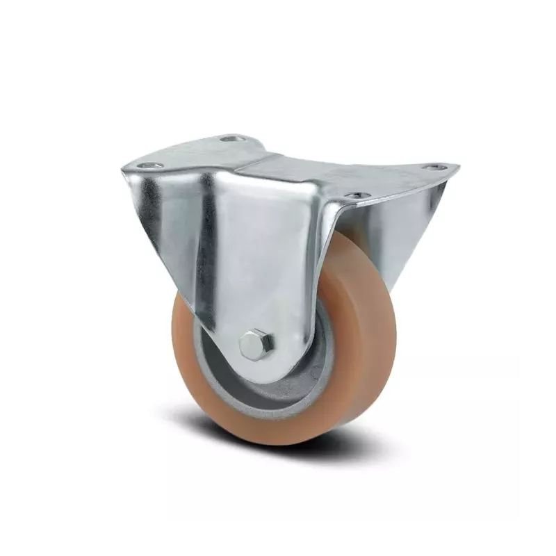 Roulette fixe 100 mm avec platine capacité 250 kg - TENTE