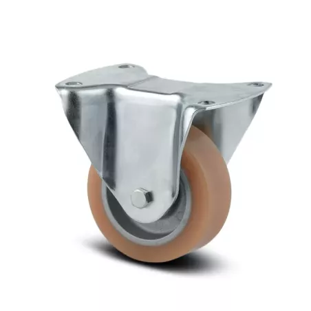 Roulette fixe 100 mm avec platine capacité 250 kg - TENTE