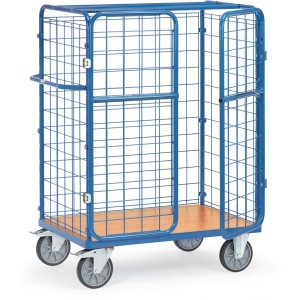 Chariot pour colis avec 2 portes battantes - Hauteur 1500 mm