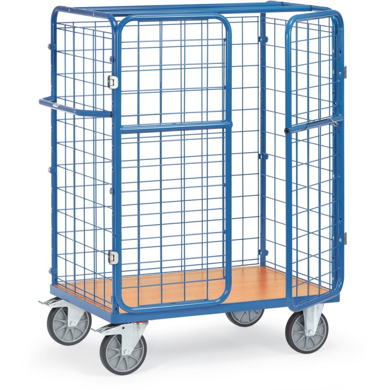 Chariot pour colis avec 2 portes battantes - Hauteur 1500 mm