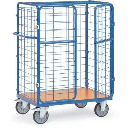 Chariot pour colis avec 2 portes battantes - Hauteur 1500 mm