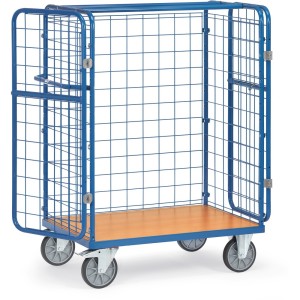 Chariot pour colis avec 2 portes battantes