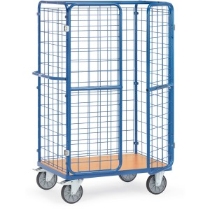 Chariot pour colis avec 2 portes battantes - Hauteur 1800 mm