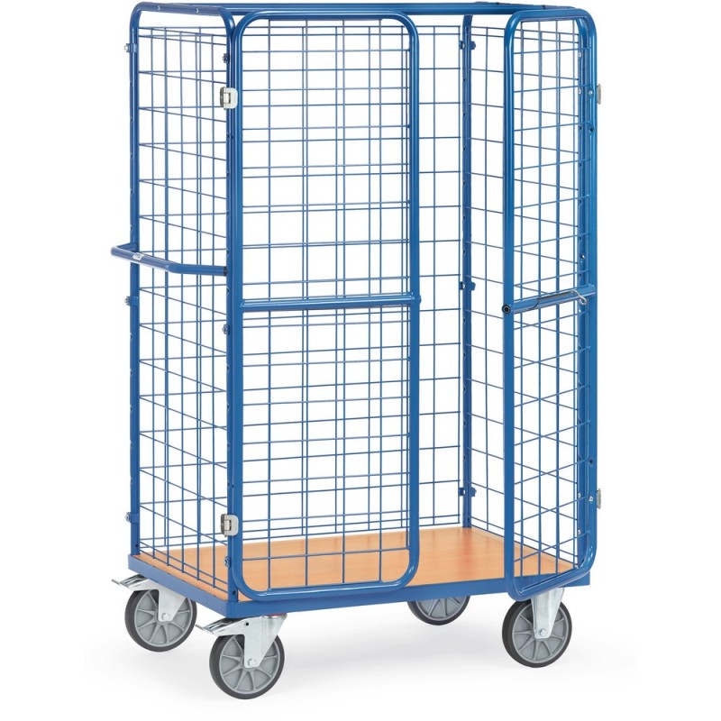 Chariot pour colis avec 2 portes battantes - Hauteur 1800 mm