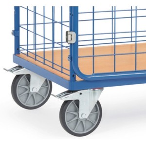 Chariot pour colis avec 2 portes battantes - Hauteur 1800 mm