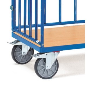 Chariot pour colis 600 kg avec tubes verticaux