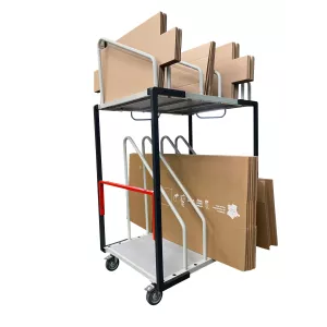 Servante haute pour stockage de cartons pliés 150 kg - Fimm