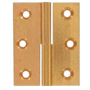 Paumelles de meuble - laiton poli - 50 X 40 mm