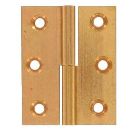 Paumelles de meuble - laiton poli - 60 X 40 mm