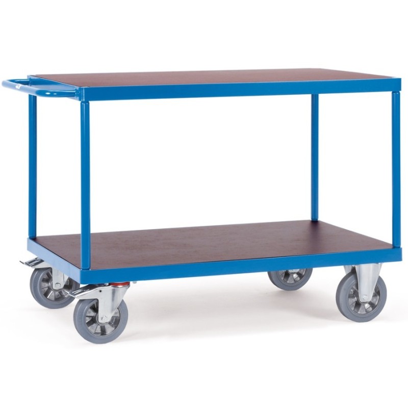 Chariot pour charges lourdes 1200kg avec 2 plateaux