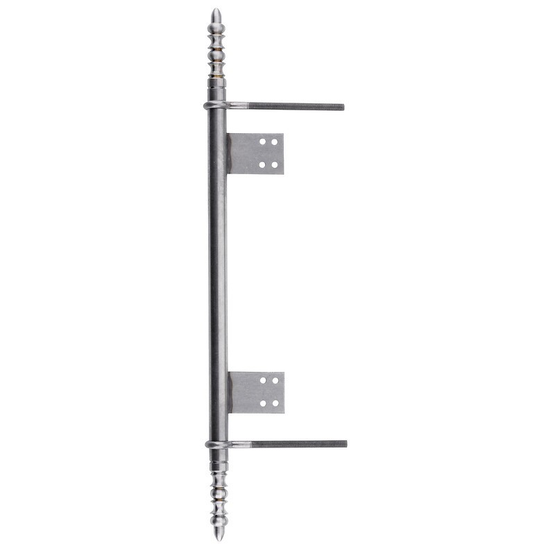 Fiche à lacet massive à lame - Acier poli Fiche à lacet massive à lame - Acier poli
