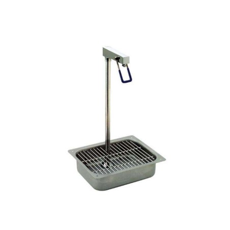 Fontaine à eau avec bac en inox avec grille - ENCORE