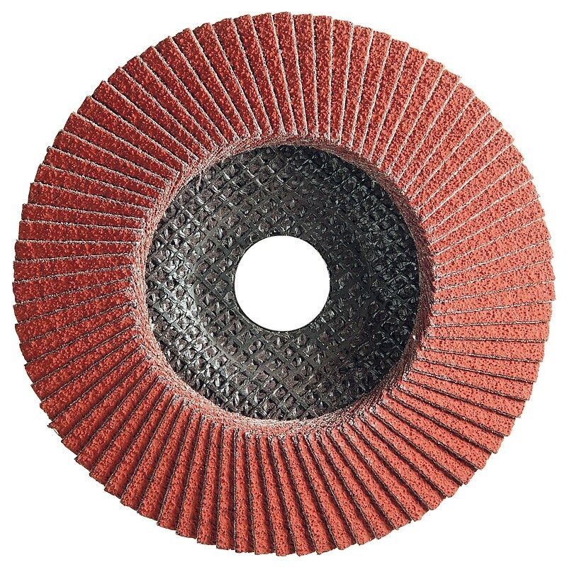 Lot de 10 Disques à lamelles bombés céramique diamètre 125 mm