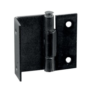 Charnières équerres - acier nickelé - hauteur 40 mm