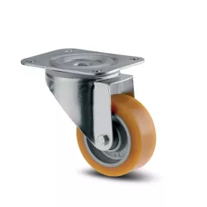 Roulette pivotante 125mm en acier et polyuréthane 250kg - TENTE