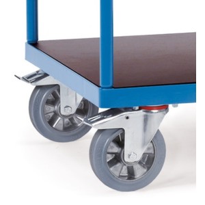 Chariot pour charges lourdes 1200kg avec 3 plateaux