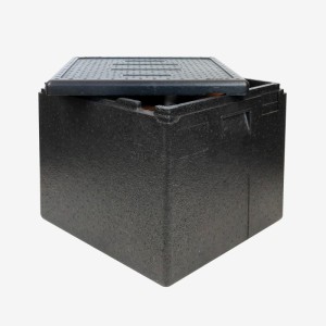 Conteneur isotherme 420 x 420 mm - 59 L - Ouverture par le haut - GILAC