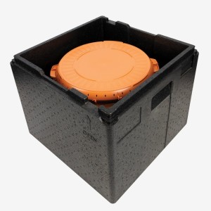 Conteneur isotherme 420 x 420 mm - 59 L - Ouverture par le haut - GILAC