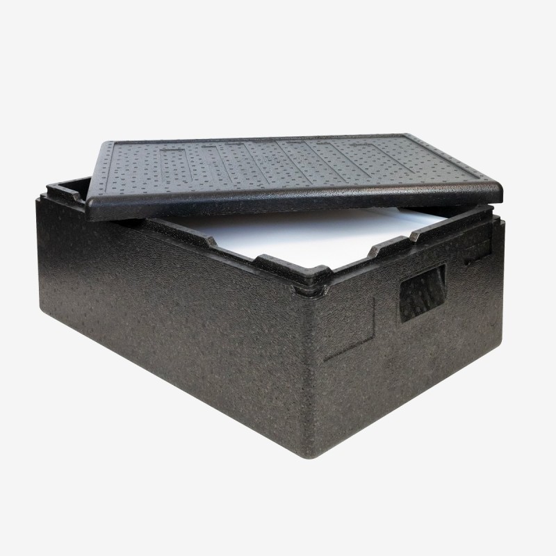 Conteneur isotherme 600 x 400 mm - 53 L - Ouverture par le haut - GILAC