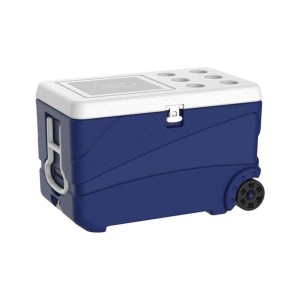 Glacière isotherme - 65l avec 2 roues - 750x470x470mm