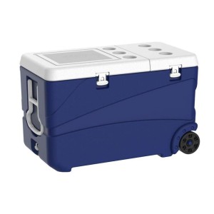Glacière isotherme - 80l avec 2 roues - 830x470x520mm