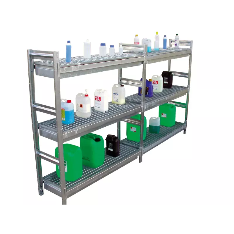 Module d’extension pour rayonnage de rétention en acier galvanisé - FIMM