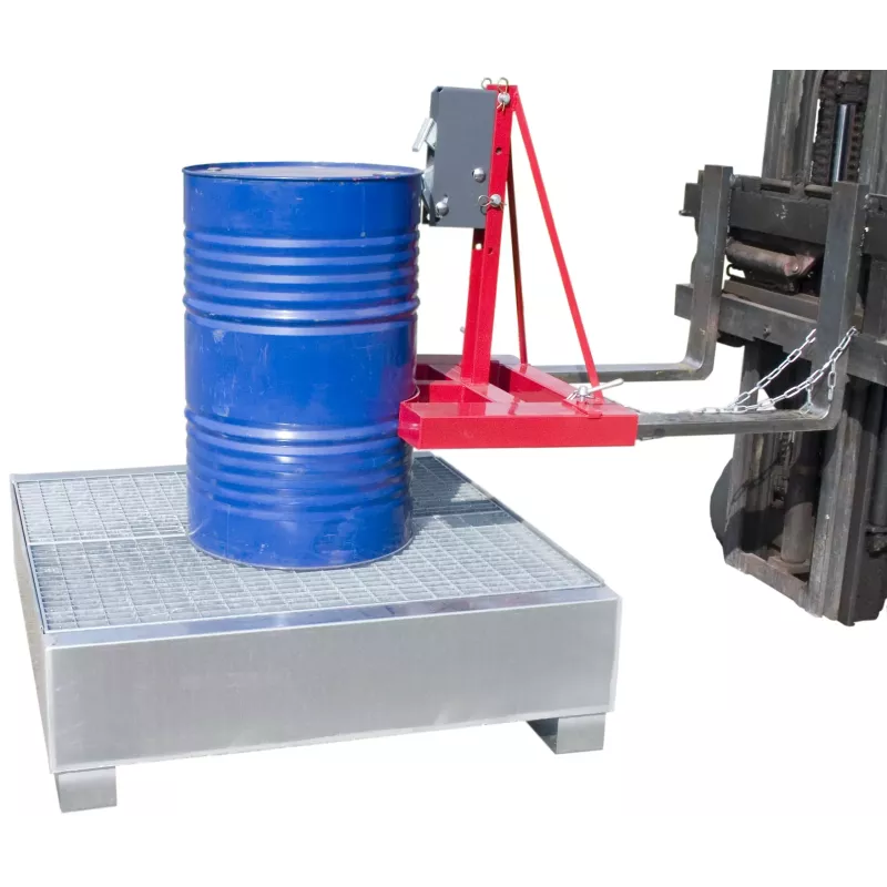 Pince à fût à manipulation verticale automatique avec prise latérale 500 kg - FIMM