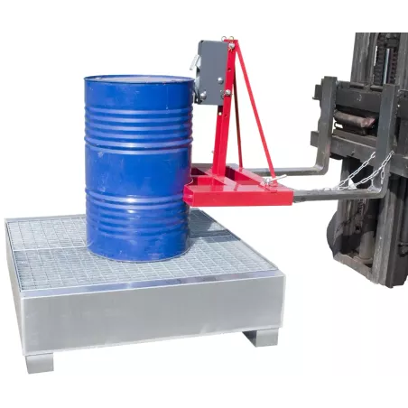Pince à fût à manipulation verticale automatique avec prise latérale 500 kg - FIMM