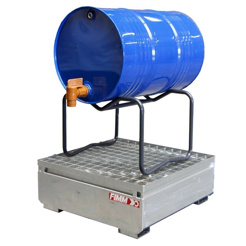 Bac de rétention acier galvanisé 220 LITRES - Fimm