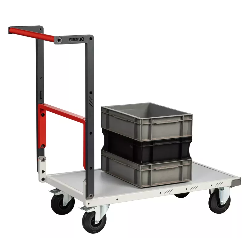 Chariot dossier repliable plateau mélaminé 250 kg - FIMM