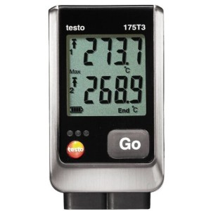 Enregistreur de températures avec 2 entrées externes pour sonde TC testo 175 T3 - TESTO