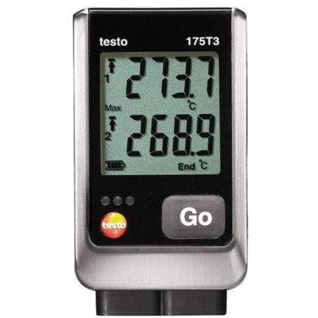 Enregistreur de températures avec 2 entrées externes pour sonde TC testo 175 T3 - TESTO